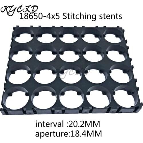 4x5 5x5 5x6 18650 DIY Battery Box Case Pack Splicing Bracket Lithium Battery Holder Bracket 18650 Spacer Assembly Group Module