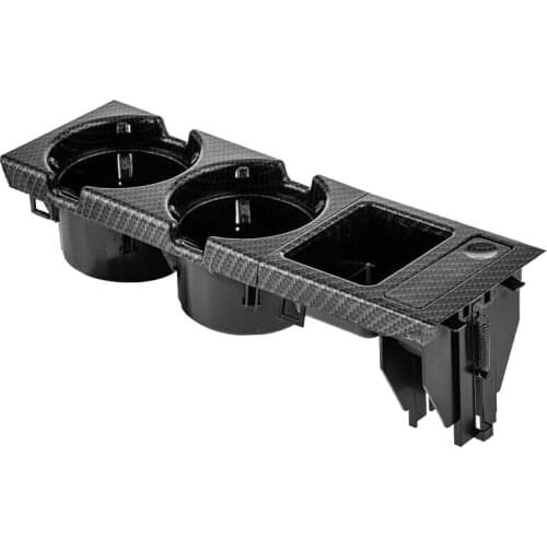 51168217953 for-BMW 3 Series E46 318I 320I 98-06 Carbon Fiber Center Console Water Cup Holder Coin Storage Box