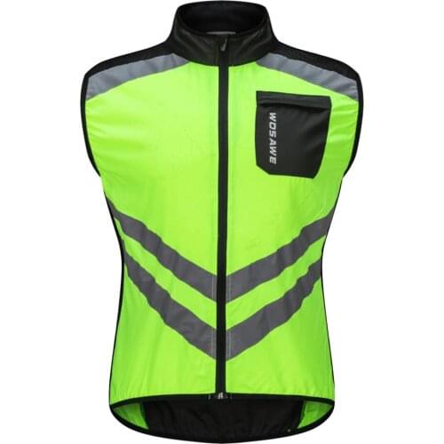 Quick Dry Cycling Vest Bike Shirts Safety Reflective Gym Jacket Vest Gilet