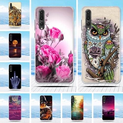 6.1" for Huawei P20 Pro Case Huawei P20 Plus Case Cover TPU Soft Silicon Funda Case Huawei P20 Plus Phone Back Shell