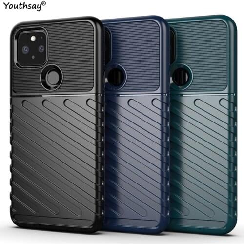 For Google Pixel 5 Case Rubber Silicone Protective Armor TPU Soft Case For Google Pixel 5 XL 4A Cover For Google Pixel 5 Case
