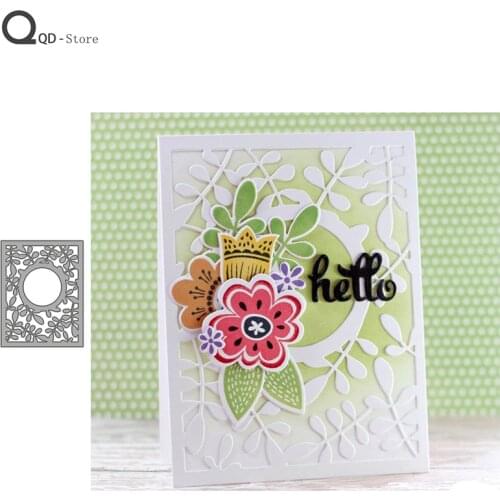 Flowers and Plants Background Model Cutting Dies Stamps Dies Scrapbooking Mold Cut Handmade Tools DIY Craft Decoration New 2021