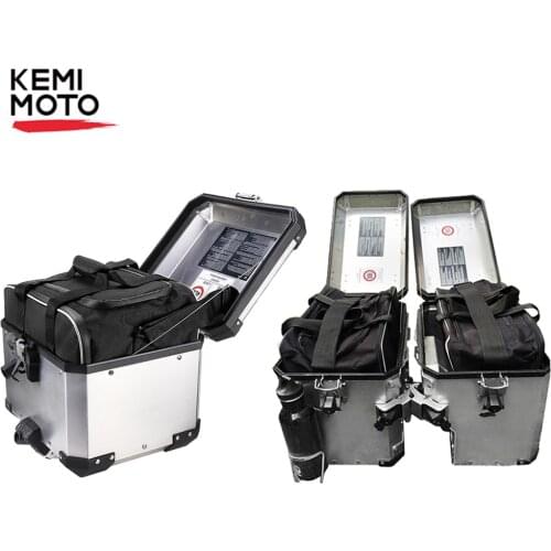 For BMW F800GS ADV R1200G LC R1250GS Motorcycle luggage bags Expandable Inner Bags For BMW R 1200 GS Adventure 2013-2018