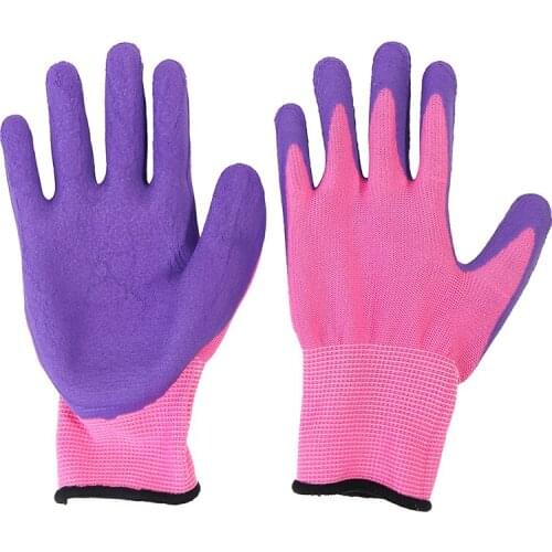 Breathable Children Gardening Gloves Durable Waterproof Toddlers Oil Resistant Non-slip Anti-stab Handwork Protective Gloves