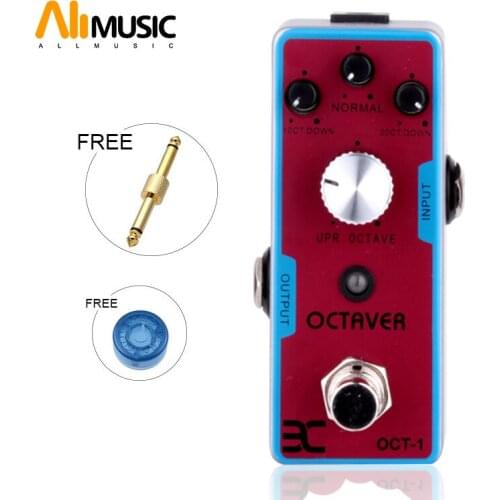 EX T-CUBE SERIES PEDALS Octaver TC-01 OCT-1 Full metal shell + Free Connector