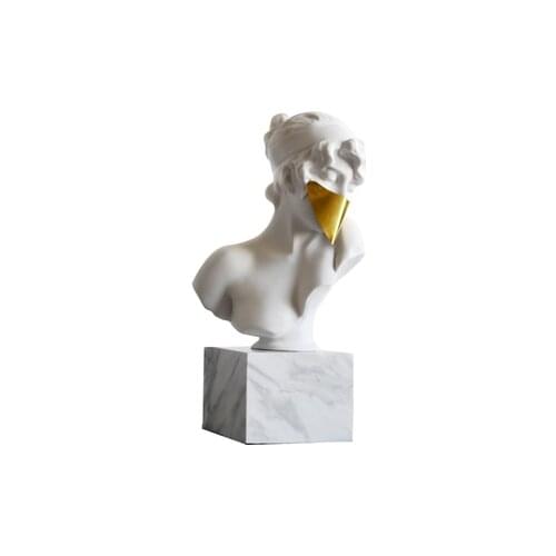 Figure Resin Statue Action Sculpture Modern Design Art Living Room Ornaments Crafts Decorazioni Casa Home Decoration AD50DS