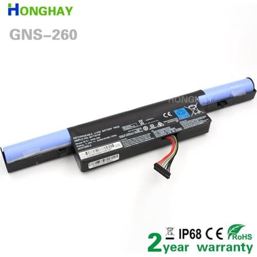 Honghay GNS-260 new original GNS-260 961T2010F Laptop Battery For Gigabyte P55 P55G P55K P55W V4 V5 V6 V7 11.25V 60.75Wh/5400mAh
