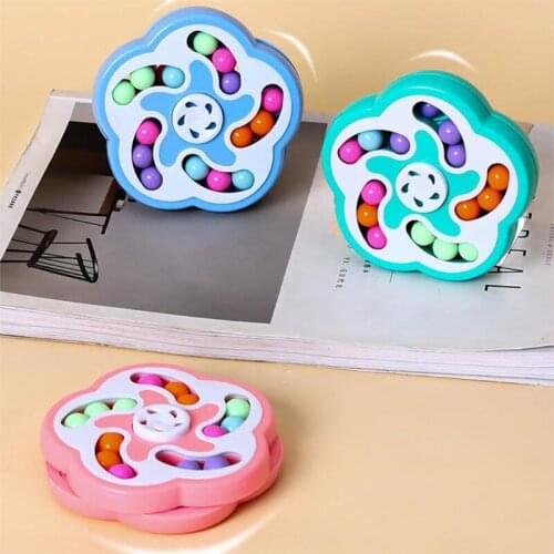 Fingertip Toy Cube Portable Anti Anxiety Spinner Practical Joke Miniature Toy Decompression Toy Gyroscope Unisex Gift