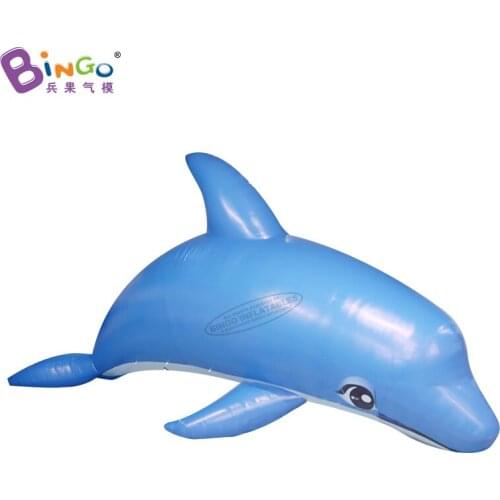 Customized 10m length giant inflatable dolphin / LED lighting huge air dolphin balloon for aquarium decoration toys
