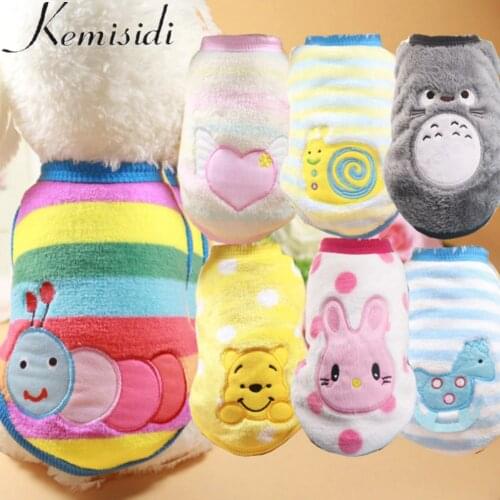 KEMISIDI Pet Cat Clothes Winter Dog Clothes For Small Cats Clothing Chihuahua Puppy Outfit For Fashion Dog Coat Yorkie Hoodies