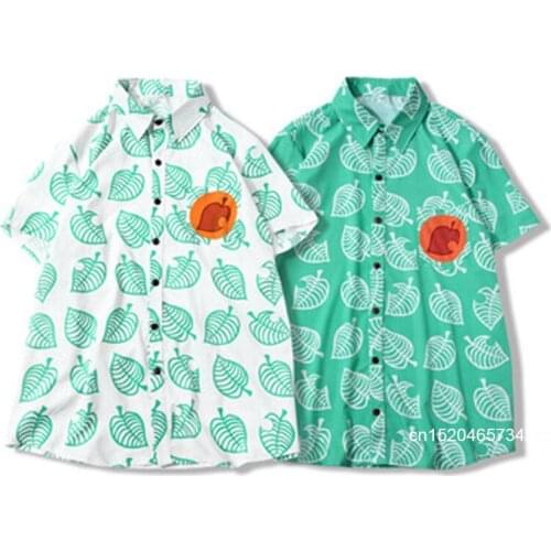 Adult & Kids Animal Crossing Cosplay Costumes Short Sleeves T-Shirt Tees Mens Summer Clothing Tom Nook for Adult and Kids Shirt
