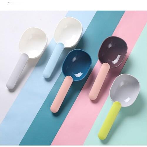 Pet Cat Dog Food Shovel Scoop Mutli-Function Portable Feeding Spoon With Sealing Bag Clip Puppy Feeders Supplies Accessories