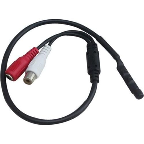 Mini CCTV Microphone Audio Pickup High Sensitivity DC12V Audio Monitor Sound Listening Device