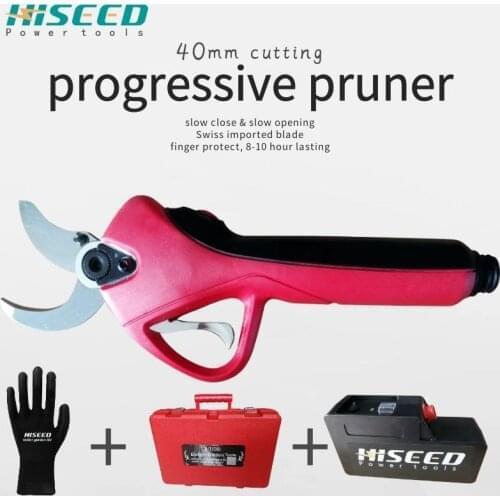 New pruning shears, cutting diameter 40MM progressive garden tools orchard electric pruner
