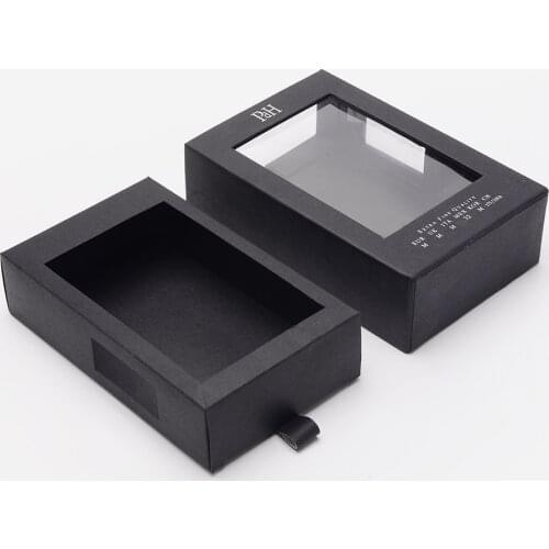 Custom Printing paper packaging box with clear window