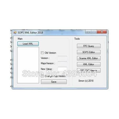 SOPS XML Editor New 2018 - work with new sdp3 program