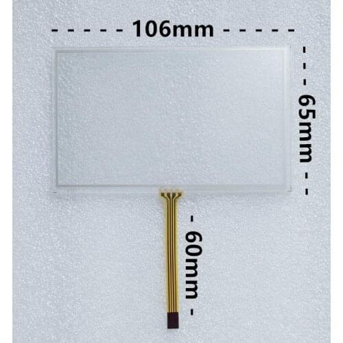 4.3-inch touchscreen digital touch glass resistance four-wire suitable for GPS navigation reader outside the point reader screen