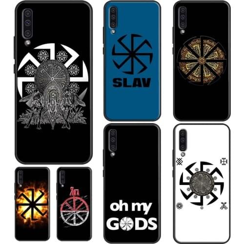 Slavic Viking Symbol Kolovrat Case For Samsung A51 A71 A11 A31 A50 A70 A40 A02S A20S A12 A32 A42 A52 A72 A20e A21S Coque