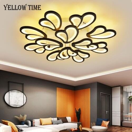 Modern LED Chandelier Ceiling Lamp Indoor Lighting For Living room Bedroom Dining room Kitchen Dimmable With Remote Ceiling Lamp
