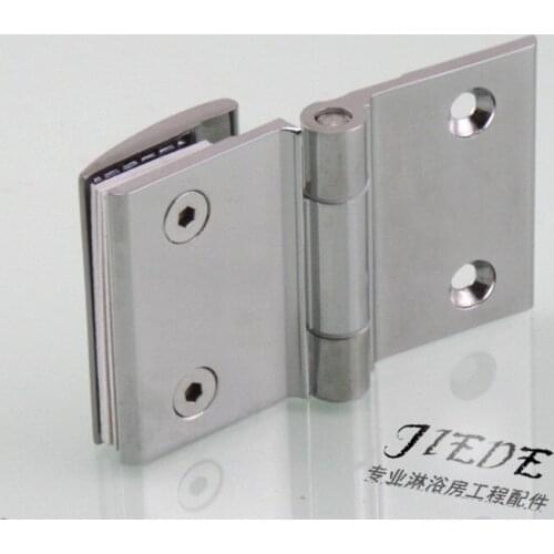 Glass door hinge hinge side compartment glass partition door hinge clip bathroom shower room accessories free hinge