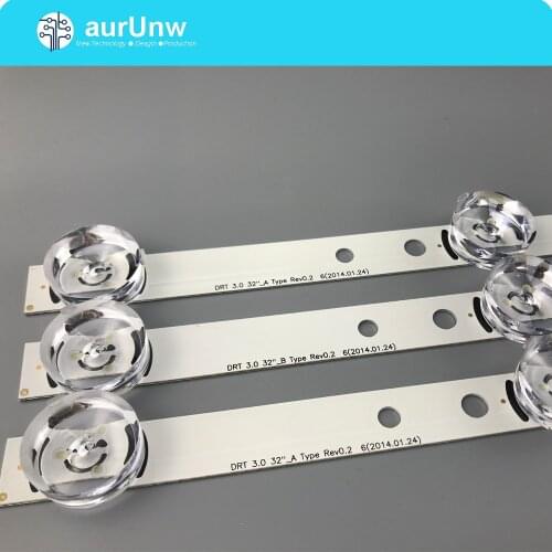 LED for LG INNOTEK DRT 3.0 32"_B 1x A 2X Type Rev0.2 32LB5610 32LB561V 6916L-1981A LG 32LF5800 LC320DUE (1PCS LED) 1 set=3PCS