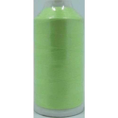 2020 Green Yellow Color Fluoresent thread 1000m per Spool Glow In The Dark Thread Polyester Sewing Thread 150D/2