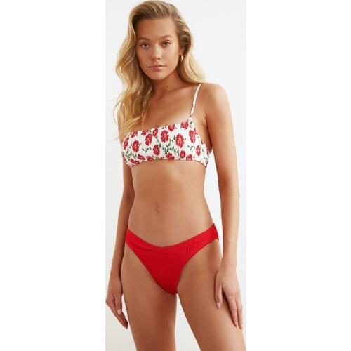 Trendyol Textured Bikini Bottom TBESS21BA0003