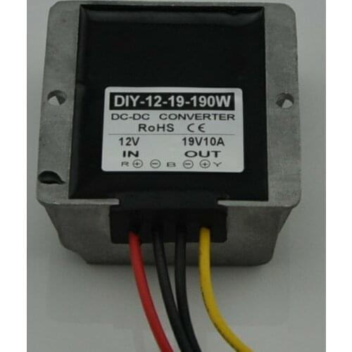 12V(9V-18V) Step Up To 19V 10A 190W DC DC Converter Boost Power Module Car Power Supply Adapter Regulator Waterproof
