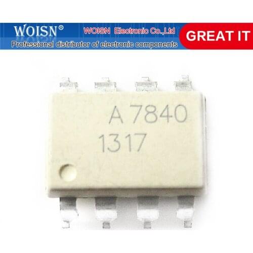 5pcs/lot HCPL-7840 HCPL7840 A7840 SOP-8 DIP-8 photoelectric coupler in stock