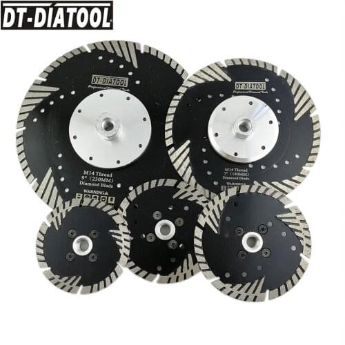 Diamond Turbo Saw Blade with Slant Protection Teeth Grinding Disc Cutting Disc for Granite Stone Concrete Angle Grinder Blade