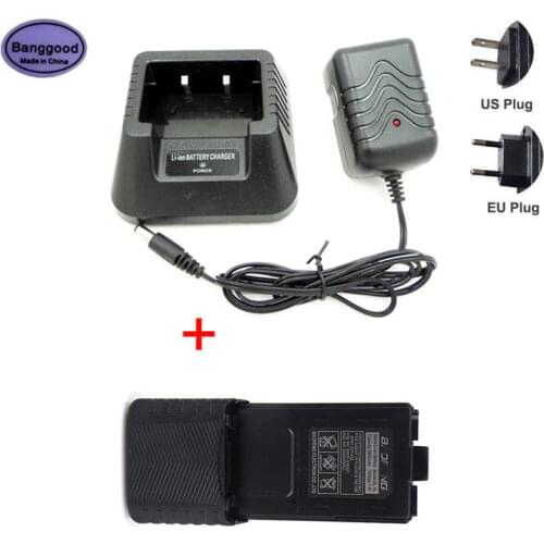 BL5 BL-5 3800mAh Extended Battery + CH-5 Rapid Charger for BAOFENG UV5R UV-5R UV-5RA 5RE BF-F8HP DM-5R Plus fit RT-5R RT5R Radio