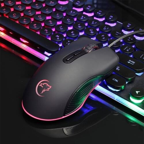 CARPRIE Gaming Mouse LED Optical USB Wired Mouse Gamer 7 Buttons 3200DPI Mause Ergonomic Computer Mouse For PC Laptop Games