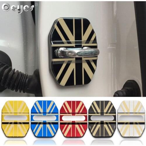Ceyes Car Styling Auto Door Lock CoverS Stickers Case For Mercedes AMG UK National Flag For Fiat For Bmw M Mini 2001 Accessories