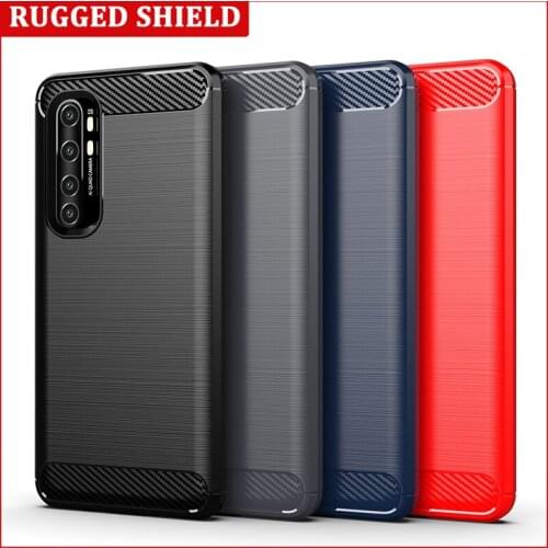 For Xiaomi Mi Note 10 Lite Carbon fiber Cover Phone Case Bumper Case Full Protection Shockproof Bumper for Mi 10 Pro CC9 Pro
