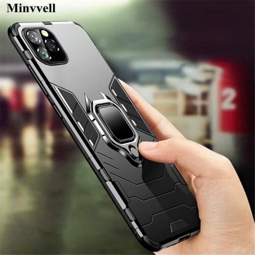 For iPhone 11 Pro Max 2019 Case Magnetic Shockproof Rugged Armor Ring Stand Case For iPhone 11 11Pro MAX 5.8 6.1 6.5 2019 Cover