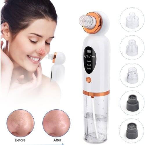 Microbubble Water Cycle Blackhead Remover Electric Vacuum Blackhead Acne Pore Cleaner Nose Facial Beauty Salon Beauty Tools