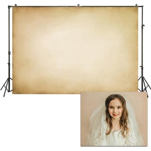 Studio Backdrop Yellow Beige Solid Color Photography Background Baby Kid Child Portrait Background Photo Booth Backdrop Supplies