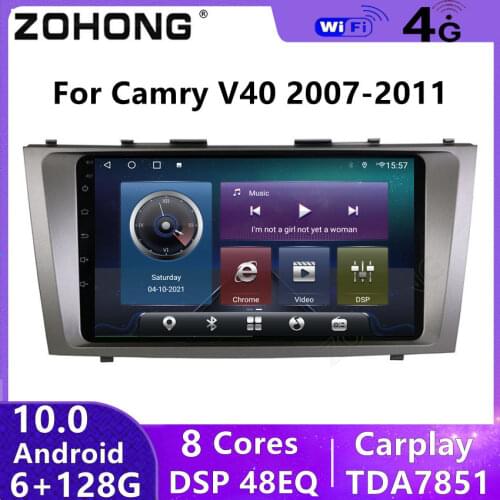 4+64G DSP 4G android Car Multimedia player for Toyota Camry V40 2007 2008 2009 2010 CAR GPS navigation autoradio recorder NO DVD