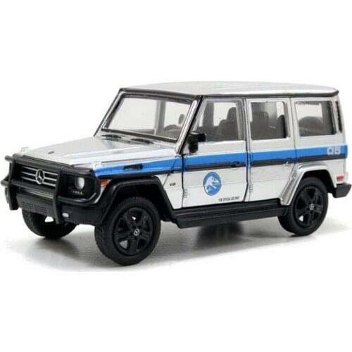 Jada Diecast1:43 Scale Benz G550 Off-road Vehicle Jurassic Theme Alloy Car Model Decoration Collection Gift Hot Toys