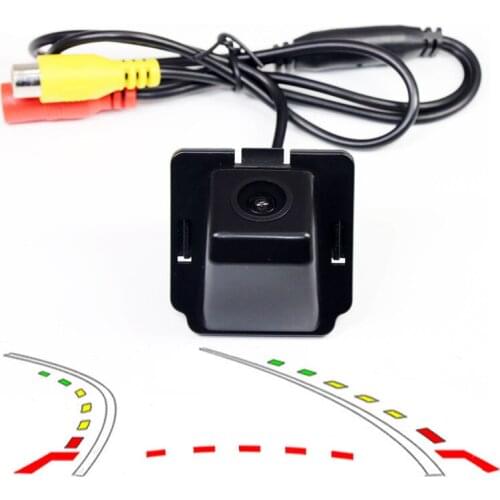 Dynamic Trajectory Tracks Car Rear view Parking Vehicle backup camera for Mitsubishi Outlander sedan Reverse Camera CCD HD