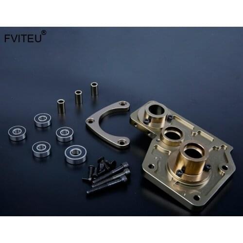 FVITEU CNC Metal Clutch bell bracket Kit for 1/5 hpi Rovan baja 4wd 5b ss