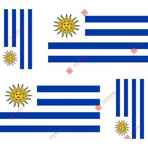 Creative 4x Sticker Adesivo Adesivi Decal Decals Vinyl Auto Moto Bandiera Uruguay Motorcycle Decals Racing Helmet Stickers