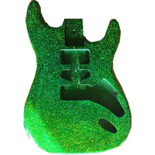 Professional production of guitar body finished products, electric guitar body, large particles of metal paint can be customized