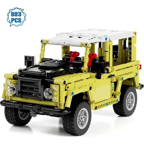 Technical Moc Sports Racing Car Building Blocks Ideas Expert Off Road Vehicle Model Bricks DIY Toys for Boys Birthday Gifts