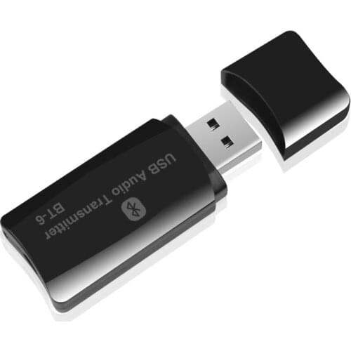 BT-6 Wireless USB Bluetooth Adapter Dongle Music Audio Receiver Transmitter For PC Computer High Quality USB Bluetooth Adapter