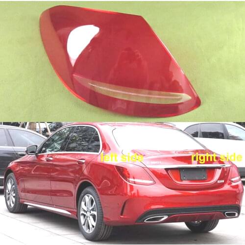 For Benz C-Class W205 2015 2016 2017 2018 Rear Lamp Tail Lamp Cover Rear Lamp Shell Plexiglass Mask Replace Original Lampshade