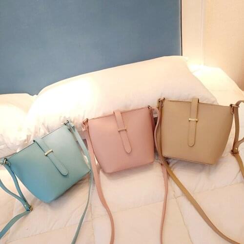 2021 Fashion Ins Shoulder Trend Bucket Pu Womens Messenger Handbag Clutch Crossbody Bags For Women Bolsas Feminina Beach Bag