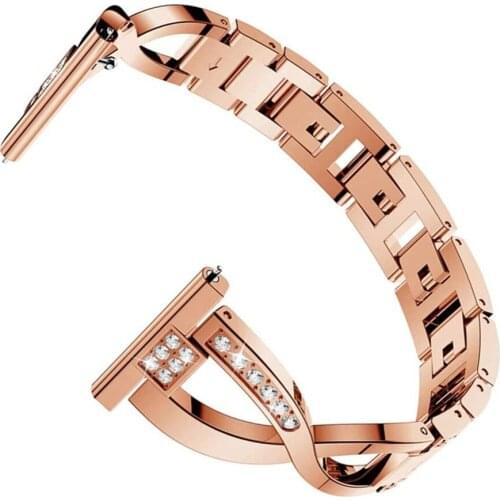 Women Link Bracelet for Samsung Galaxy Watch4 40mm 44mm Band 20mm Stainless Steel Strap for Galaxy Watch 4 Classic 46mm 42mm