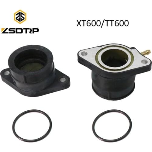 ZSDTRP 2 Pcs Motorcycle Carburetor Interface Adapter Intake Manifold For Yamaha XT 600 XT600 XT600Z XT600E 1984-2003 TT600 Race