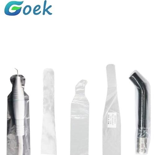 100-500pcs Dental Disposable Film Bag Plastic For Endoscope Scaler Light Curing Dentistry Tool Supplies